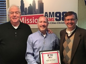Paul Ridgeway, Pastor Chris, and Gary Borgendale